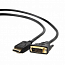 Кабель DisplayPort - DVI-D (папа - папа) длина 1 м Cablexpert черный