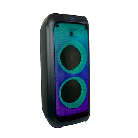 Портативная колонка Feiyang FG208-21 для вечеринок с подсветкой черная Портативная колонка Feiyang FG208-21 для вечеринок с подсветкой черная