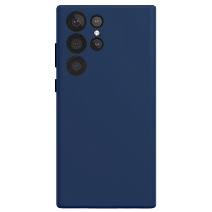 Чехол для Samsung Galaxy S24 Ultra силиконовый VLP Aster MagSafe темно-синий