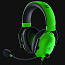 Наушники Razer BlackShark V2 X полноразмерные с микрофоном игровые зеленые