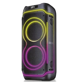 Портативная колонка Vol.Ki GD-J208-01 для вечеринок с подсветкой черная Портативная колонка Vol.Ki GD-J208-01 для вечеринок с подсветкой черная