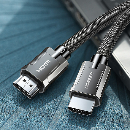 Кабель HDMI - HDMI (папа - папа) длина 1 м версия 2.1 8K 60Hz 4K 120Hz Ugreen HD135