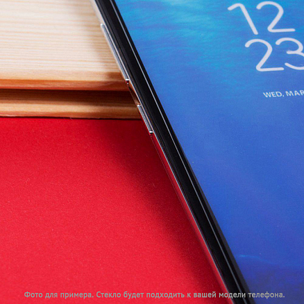Защитное стекло для Xiaomi Poco C40 на весь экран противоударное Wozinsky Full Glue черное