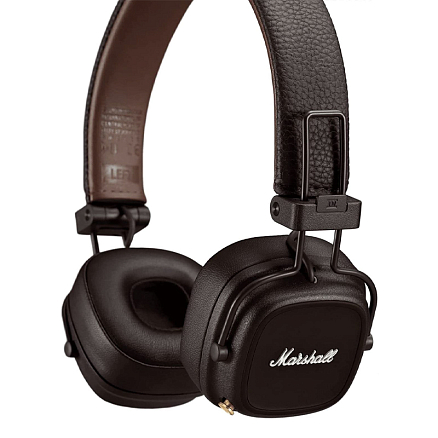 Наушники беспроводные Bluetooth Marshall Major IV накладные с микрофоном коричневые