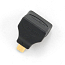 Переходник MicroHDMI - HDMI (папа - мама) угловой Cablexpert черный