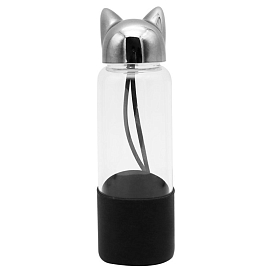 Бутылка для воды Fresh Cat 350 мл черная