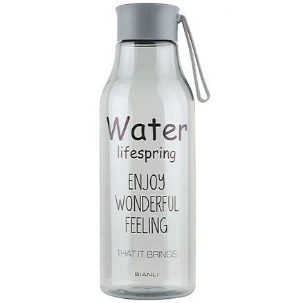 Бутылка для воды Lifespring 520 мл серая
