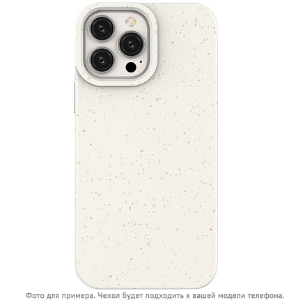 Чехол для iPhone 14 силиконовый Hurtel Eco белый
