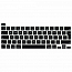 Накладка на клавиатуру защитная для Apple MacBook Pro 16 Touch Bar A2141 EU (русские буквы) черная