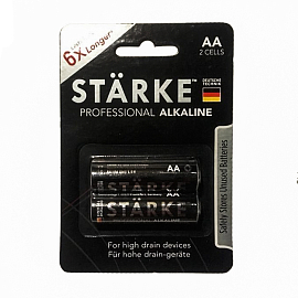 Батарейка LR6 Alkaline (пальчиковая большая AA) Starke упаковка 2 шт.