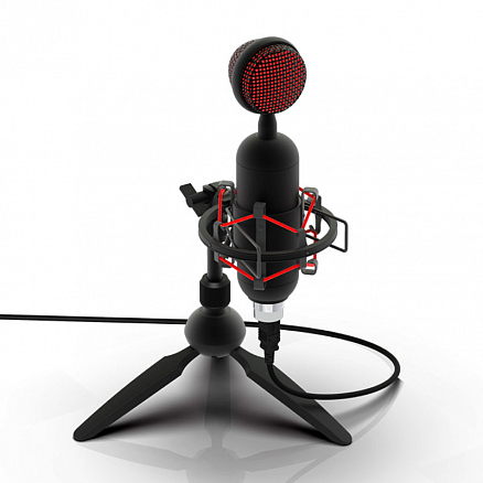 Микрофон для стрима Ritmix RDM-230 черный