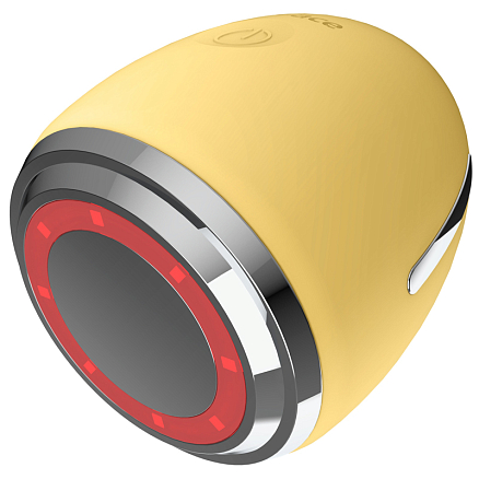 Массажер (щетка) для лица вибрационный с подогревом и ионизацией InFace CF-03D желтый + подарок