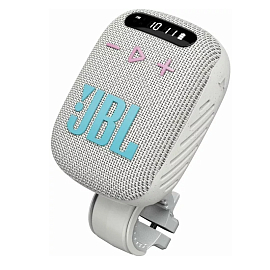 Портативная колонка на велосипед или мотоцикл JBL Wind 3 с защитой от воды светло-серая Портативная колонка на велосипед или мотоцикл JBL Wind 3 с защитой от воды светло-серая
