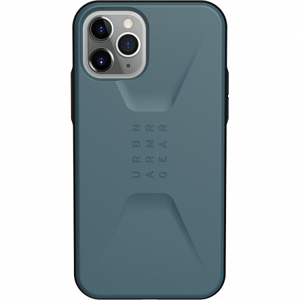 Чехол для iPhone 11 Pro гибридный для экстремальной защиты Urban Armor Gear UAG Civilian светло-синий