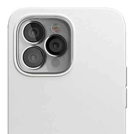 Чехол для iPhone 13 Pro Max силиконовый VLP Silicone Case белый