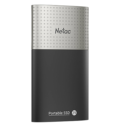 Внешний SSD накопитель Netac Z9 128GB Type-C USB 3.2 Gen2 черно-серебристый