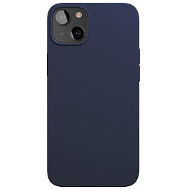 Чехол для iPhone 13 mini силиконовый VLP Silicone Case темно-синий