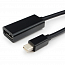 Переходник Mini DisplayPort - DisplayPort (папа - мама) 14,5 см Cablexpert черный