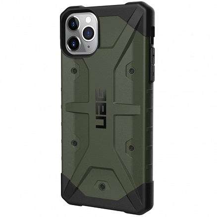 Чехол для iPhone 11 Pro Max гибридный для экстремальной защиты Urban Armor Gear UAG Pathfinder темно-зеленый