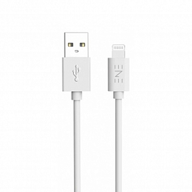 Кабель USB - Lightning для зарядки iPhone 1 м 2.4А Atomic Energeek-Connect белый