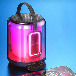 Портативная колонка Wekome D46 с подсветкой черная Портативная колонка Wekome D46 с подсветкой черная