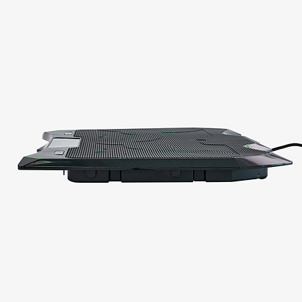 Подставка для ноутбука до 17,3 дюйма охлаждающая с подсветкой Miru CP2001 Enigma черная