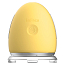 Массажер (щетка) для лица вибрационный с подогревом и ионизацией InFace CF-03D желтый + подарок