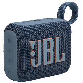 Портативная колонка JBL Go 4 с защитой от воды синяя Портативная колонка JBL Go 4 с защитой от воды синяя