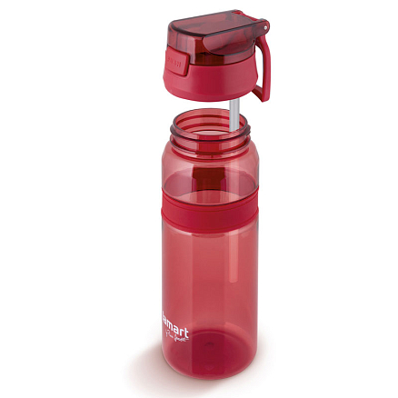 Бутылка для воды спортивная Lamart LT4060 700 мл красная