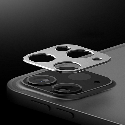 Защитная крышка на камеру iPad Pro 11, Pro 12.9 2020 Ringke Camera Styling серебристая