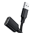 Кабель-удлинитель USB 2.0 (папа - мама) длина 5 м Ugreen US103 черный