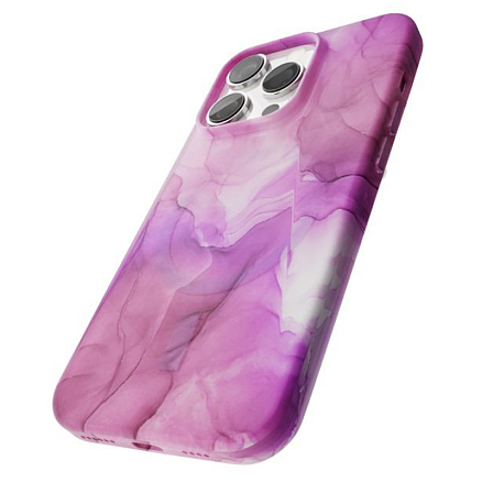 Чехол для iPhone 14 Pro гелевый VLP Splash MagSafe розовый
