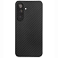 Чехол для Samsung Galaxy S24 кевларовый тонкий VLP Kevlar MagSafe черный