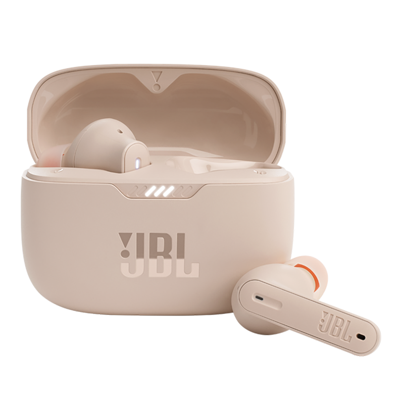 Наушники TWS беспроводные Bluetooth JBL Tune T230NC вакуумные с микрофоном и активным шумоподавлением бежевые