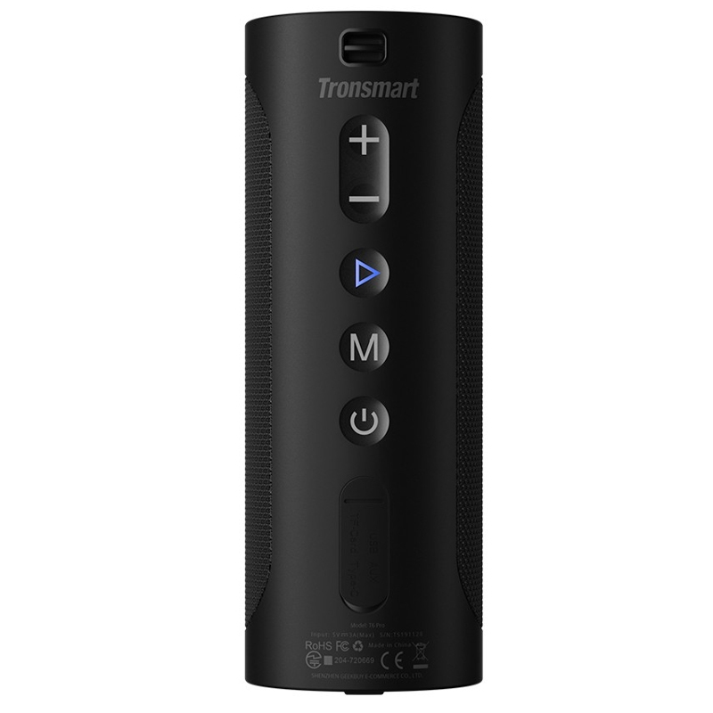 Портативная колонка Tronsmart T6 Pro с защитой от воды, подсветкой и ...