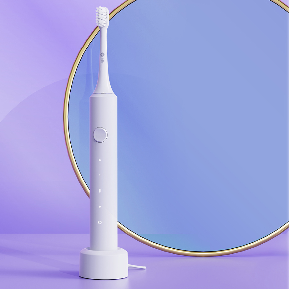 Зубная щетка электрическая Infly Electric Toothbrush T20030SIN белая с дорожным футляром