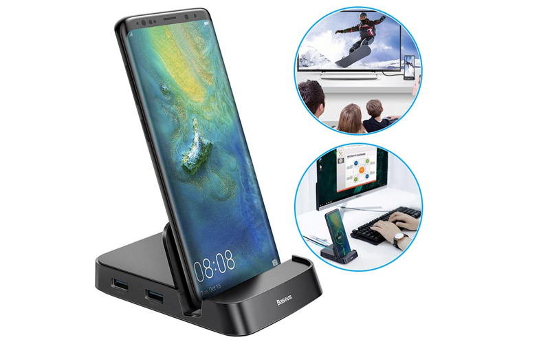 Смартфоны с type c. Baseus mate docking hub 7-in-1 –. док-станция baseus cahub-at01. док станция baseus, mate docking. baseus mate docking type-c.