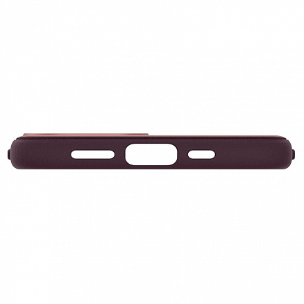 Чехол для iPhone 13 гибридный Spigen Caseology Parallax бордовый