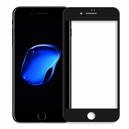 Защитное стекло для iPhone 7 Plus, 8 Plus на весь экран противоударное Nillkin 3D AP+ PRO черное