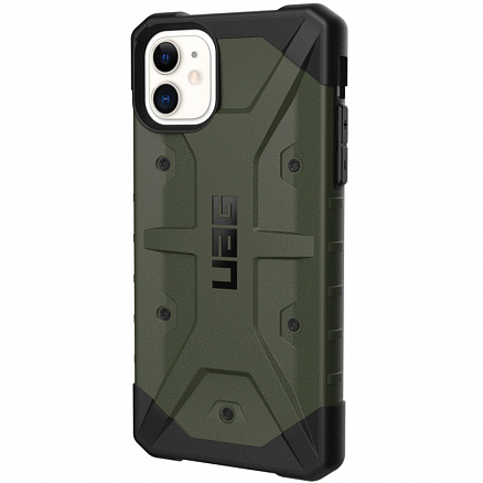 Чехол для iPhone 11 гибридный для экстремальной защиты Urban Armor Gear UAG Pathfinder темно-зеленый