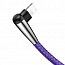 Кабель USB - Lightning для зарядки iPhone 1 м 2.4А плетеный с угловым штекером Baseus Sharp-bird фиолетовый