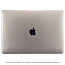 Чехол для Apple MacBook Pro 13 Touch Bar A1706, A1989, A2159, A2251, A2289, A2338, Pro 13 A1708 пластиковый глянцевый DDC Crystal Shell серый