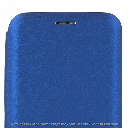 Чехол для Xiaomi Redmi Note 7 кожаный - книжка GreenGo Smart Diva синий