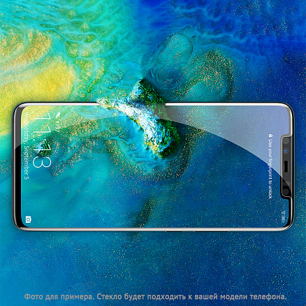 Защитное стекло для Samsung Galaxy Note 10+ на весь экран противоударное T-Max Liquid c УФ-клеем прозрачное
