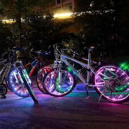 Подсветка для колес велосипеда SA-03 разноцветная