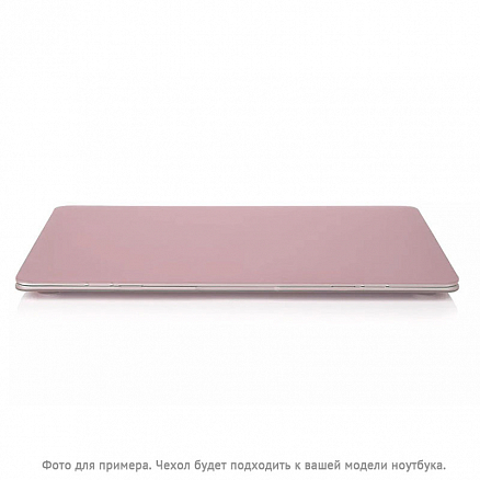Чехол для Apple MacBook Pro 15 Touch Bar A1707, A1990 пластиковый матовый DDC Matte Shell розовый
