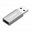 Переходник USB 3.0 - Type-C (папа - мама) компактный Ugreen US204 серый