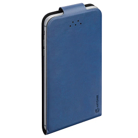 Чехол для телефона от 4.3 до 5.5 дюйма универсальный Anycase Flip синий