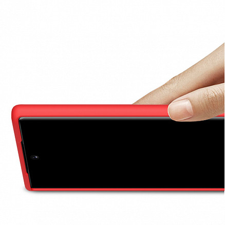 Чехол для Samsung Galaxy Note 10+ силиконовый Nillkin Flex Pure красный