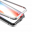 Чехол для iPhone XS Max магнитный Baseus Magnetite серебристый